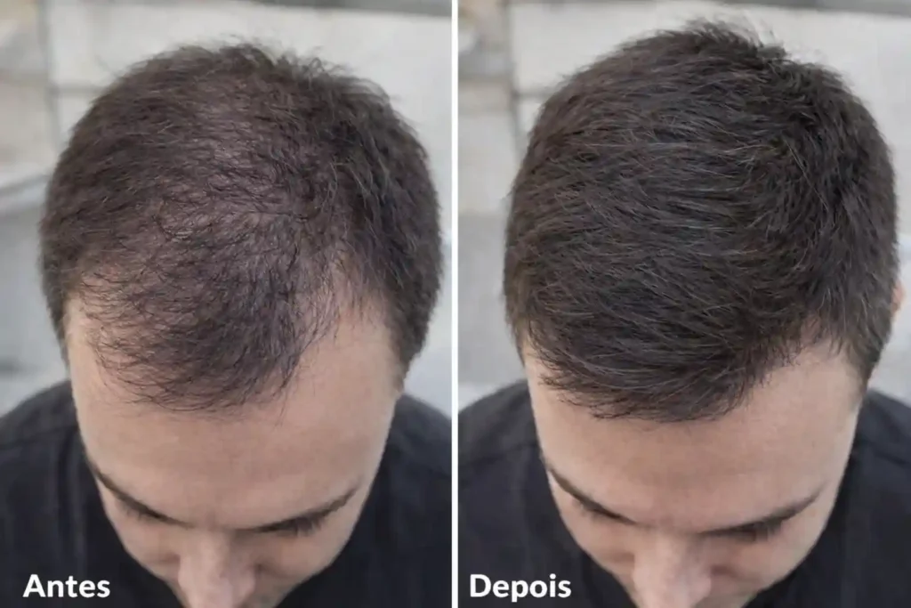 vamosaude tricologia funcional antes e depois masculino